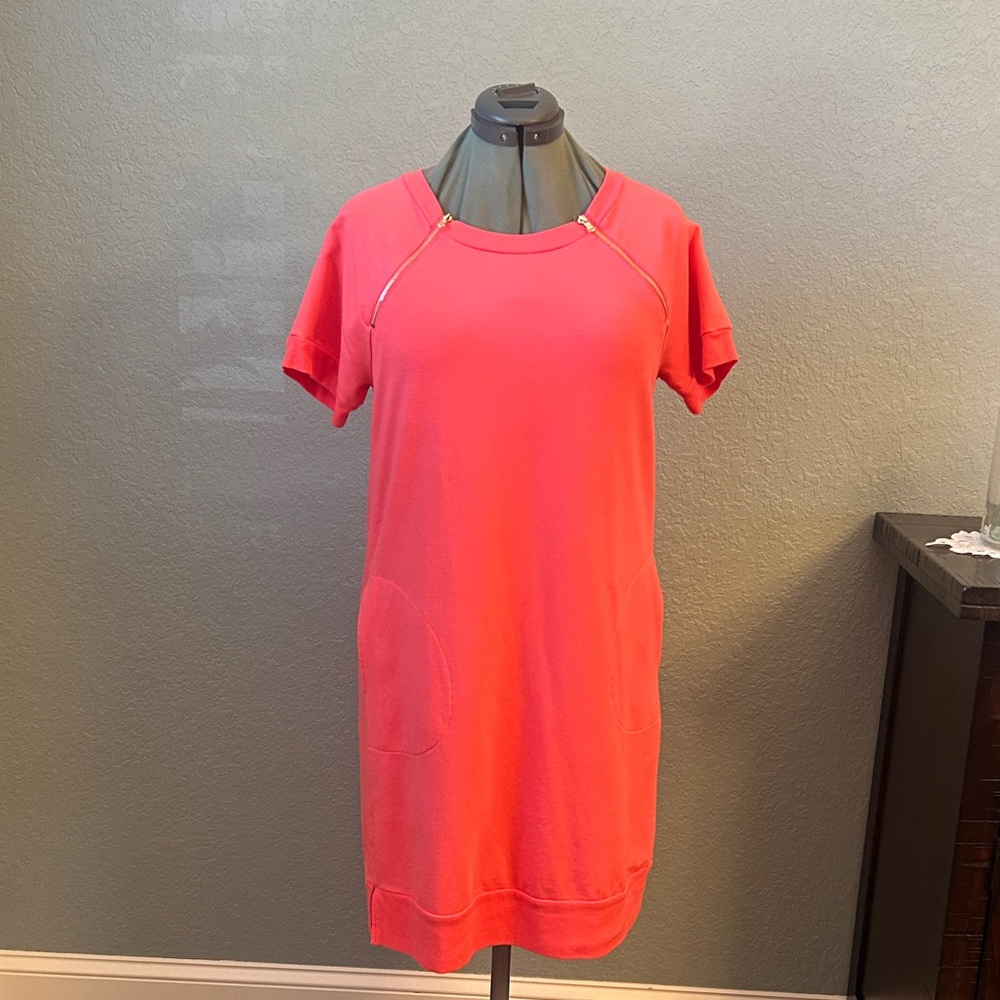 Chico's Coral Midi Dress